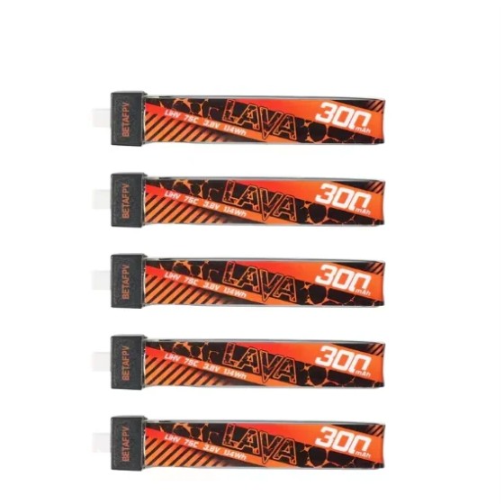 Lava 1S 300mAh 75C Battery (5PCS)